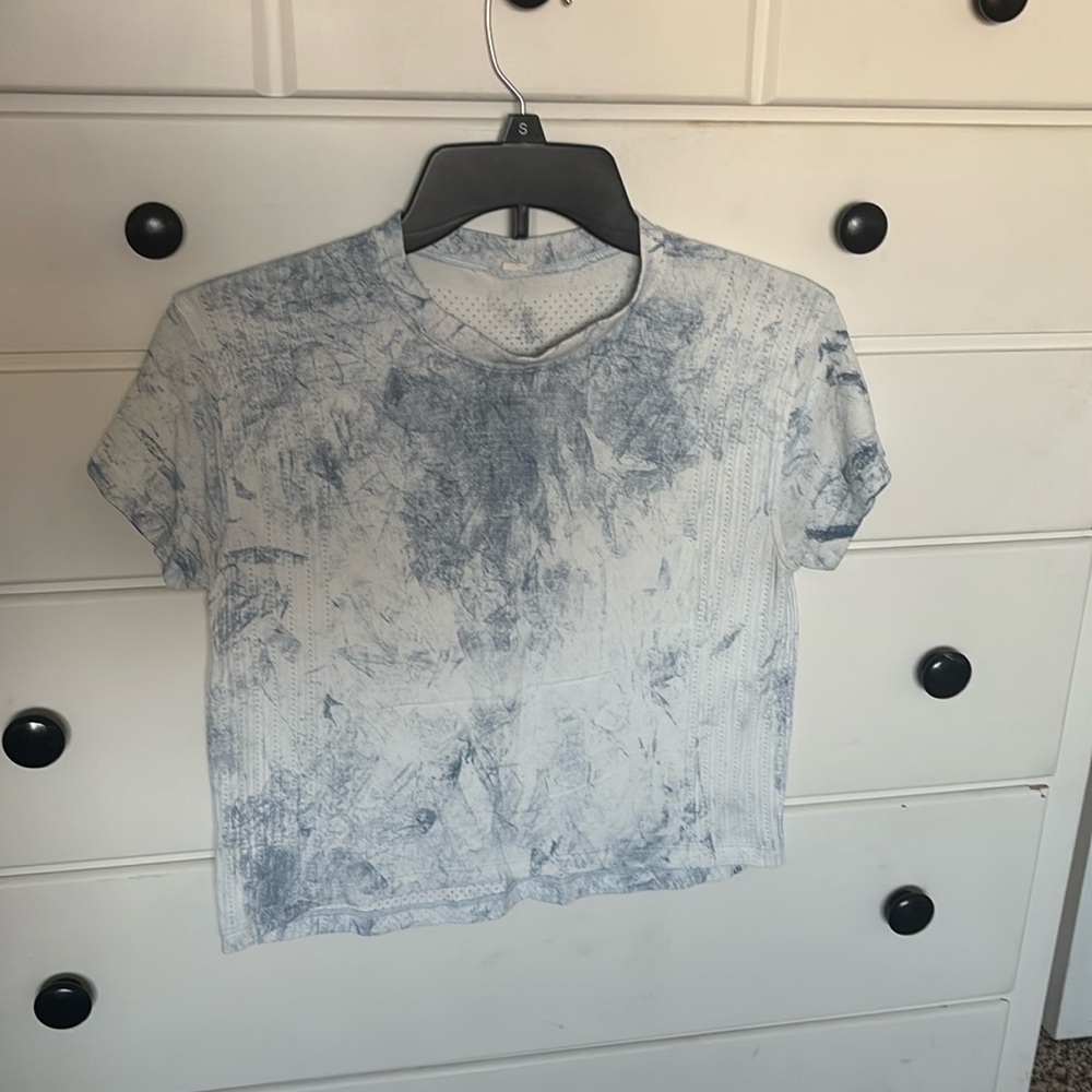 Blue Tye-Dye Lululemon Tshirt
